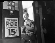 Photo booth at the United Nations Service Center